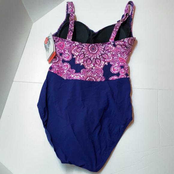 NWT Christina Mandala Printed One Piece swimsuit - Picture 4 of 5